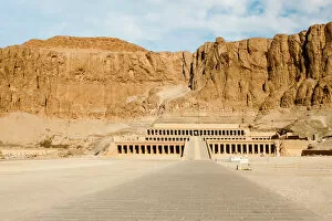 Aerial View Collection: Mortuary Temple of Hatshepsut, Luxor, Egypt