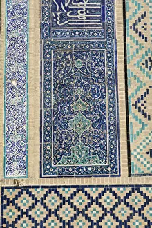 Images Dated 28th September 2013: Mosaic, Abdullah-khan Madrasah, Bukhara, Uzbekistan