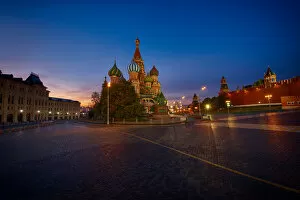 Images Dated 4th October 2015: Moscow Russia, Red square, view of St. Basil s