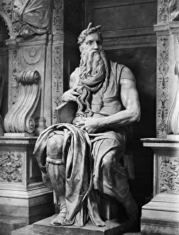 Horned Prints: Moses by Michelangelo Buonarroti