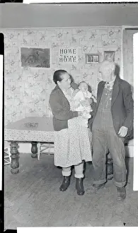 Bakersfield Prints: Moses P. Reyes Standing with Wife and 23rd Child