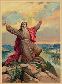 Moses Raising His Hands
