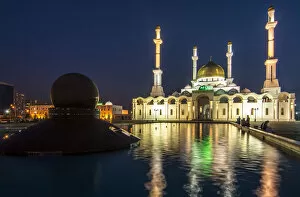 Mosque in Astana. Nur Astana