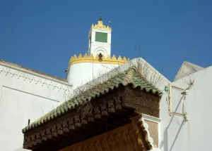 Whitewashed Prints: Mosque in the old city olf El Jadida