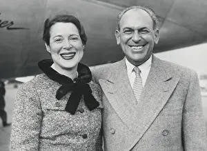 Moss Hart and Kitty Carlisle Smiling
