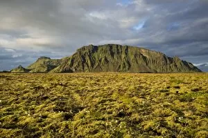 Mossy Mt. Hafursey, South Coast, Iceland, Europe