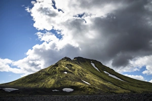 Images Dated 28th June 2012: Mossy Mt. Hattfell, highland, Iceland, Europe