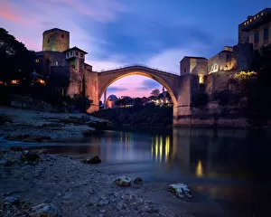 Images Dated 6th August 2015: Mostar, Bosnia - Stari Most