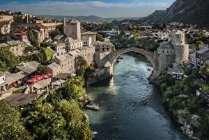 Images Dated 29th April 2016: Mostar old bridge, Bosnia and Herzegovina