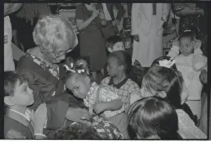 Mother Clara Hale with Young Children