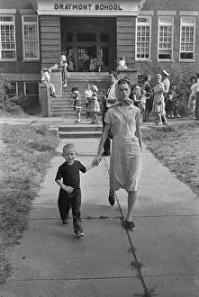 Mother Removing Child from Desegregated School