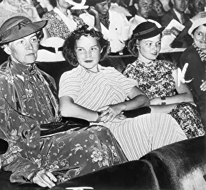 Movie Theater Prints: Mother and Sisters of Katharine Hepburn Watching Movie
