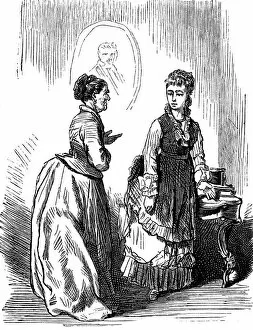 Images Dated 5th February 2018: Mother talking to her daughter, giving advice