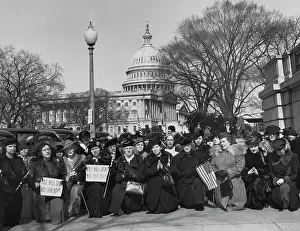 Huty30660 Prints: Mothers Pray for Defeate of Lend-Lease Bill