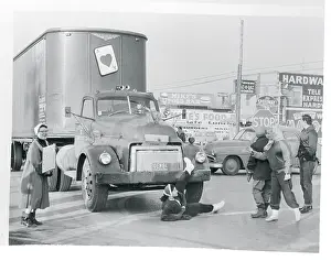 Mothers Protesting to Install a Traffic Signal