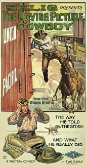 Western Prints: The Motion Picture Cowboy (3S)