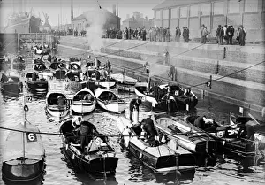 Clubs Societies Prints: Motor-Boat Club