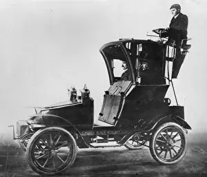 Occupations Road Prints: Motor Hansom Cab