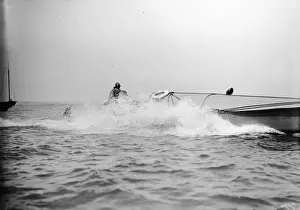 Organized Group Prints: Motorboat At Sea