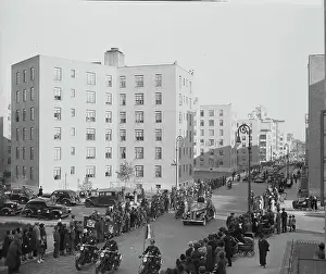 Motorcade Parade for President Theodore Roosevelt