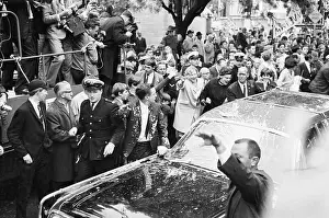 Paint Prints: Motorcade of President Lyndon Johnson Attacked with Paint