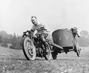 Fast Prints: Motorcycle Chariot Racing