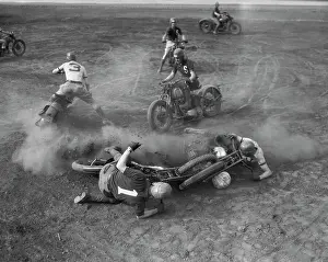 Motorcycle Polo with a Spill