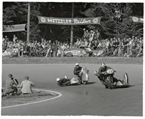 Stuttgart Prints: A Motorcycle Race