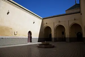 Meknes Prints: Moulay Ismail mausoleum, Meknes, Morocco