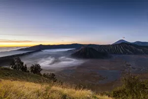 Images Dated 16th September 2013: Mount Bromo before sunrise