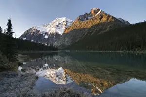 Mount Edith Cavell, Cavell Lake, Jasper National Park, Alberta, Canada