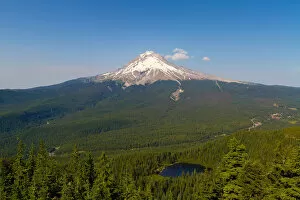 Government Camp Gallery: Mount Hood and Mirror Lake