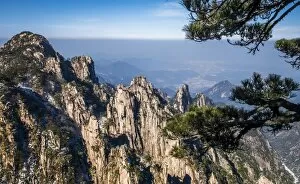 Rock Face Gallery: Mount Huangshan or Yellow Mountain in Anhui, China