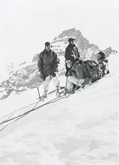Mountain Climbers at Mount Rainier