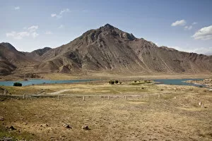 Images Dated 10th August 2011: Mountain landscape, Bazar-Korgon, Jalal-Abad Province, Kyrgyzstan