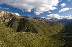 Natural Monument Prints: Mountain landscape, Swartberg mountains, Western Cape, South Africa, Africa
