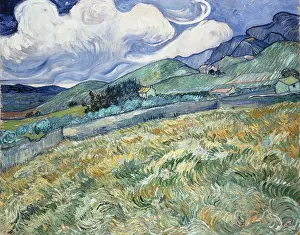 Mountainous Landscape Behind Saint-Paul Hospital