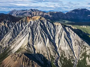 Summit Collection: The mountains of Kluane National Park and Reserve seen from an aerial perspective