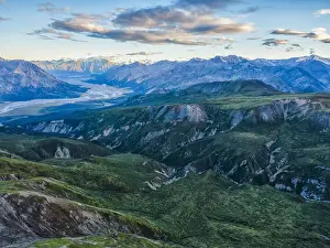 Vast Prints: The mountains of Kluane National Park and Reserve seen from an aerial perspective