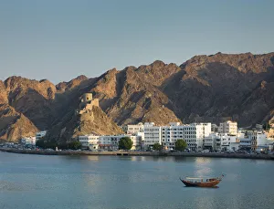 Cultural Image Gallery: Mountains and Muscat skyline
