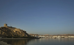 Cultural Image Gallery: Mountains and Muscat skyline