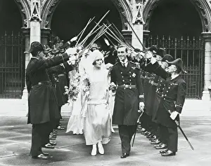 1st Earl Mountbatten Of Burma Prints: Mountbatten Marries 1922