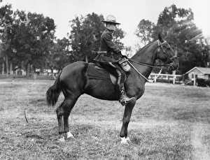 Topical Press Agency Collection: Mounted Policeman