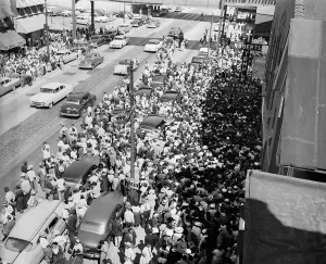Mourner Prints: Mourners and Others at Emmett Till Funeral