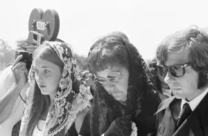 Polish Prints: Mourners at Sharon Tate's Funeral