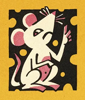 Cheese Prints: Mouse and Cheese
