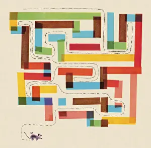 Maze Prints: Mouse Maze