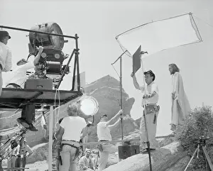 Movie Crew Filming Day of Triumph
