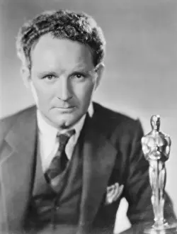 Ceremony Prints: Movie Director Frank Borzage with His Academy Award