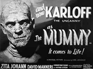 Movie Poster Prints: Movie Poster for The Mummy with Boris Karloff